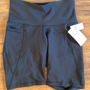 Old Navy Black Bermuda HighRise Active Shorts
